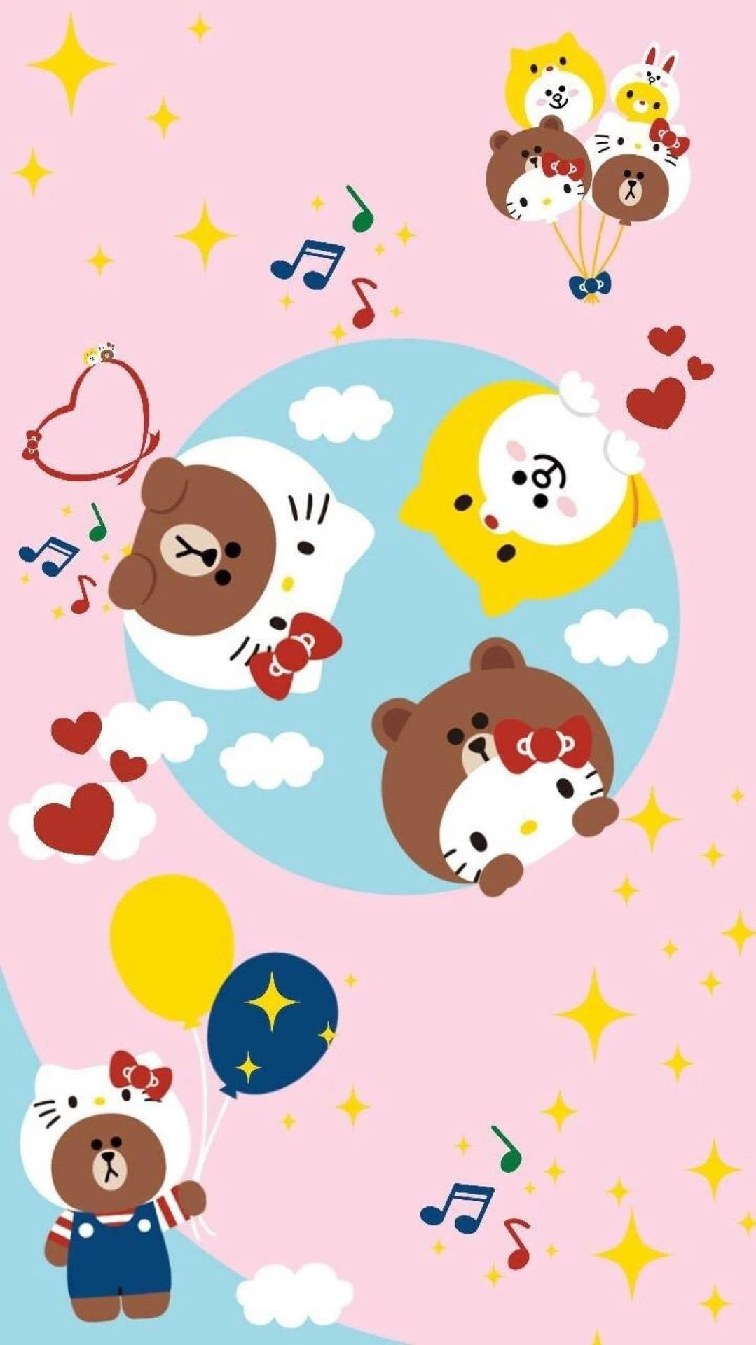 Background Hello Kitty And Friends Wallpaper