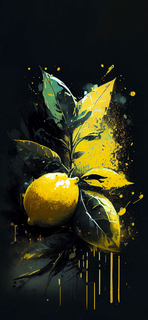 Background Lemon Wallpaper