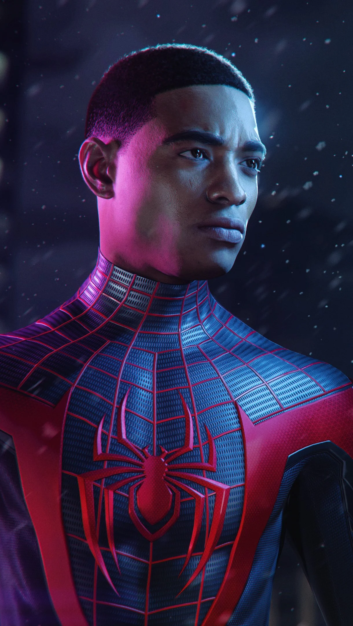 Background Miles Morales Wallpaper