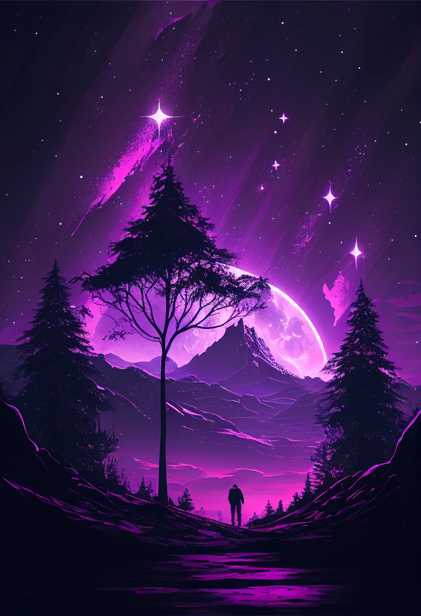 Purple Aesthetic Wallpaper - EnWallpaper