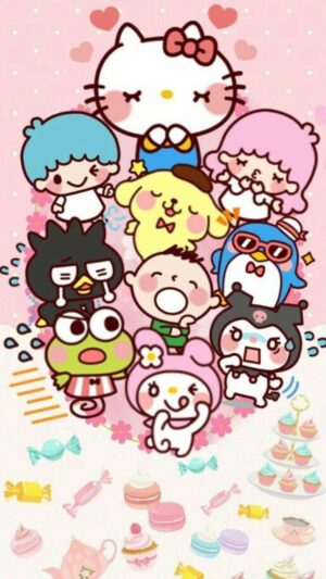 Background Hello Kitty And Friends Wallpaper
