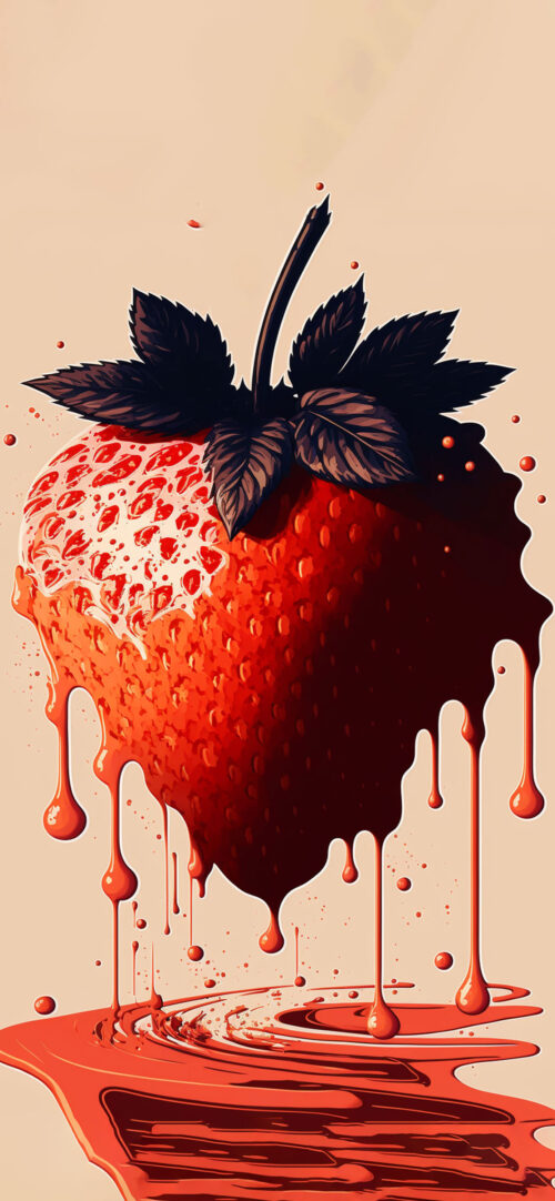 Strawberry Background Wallpaper