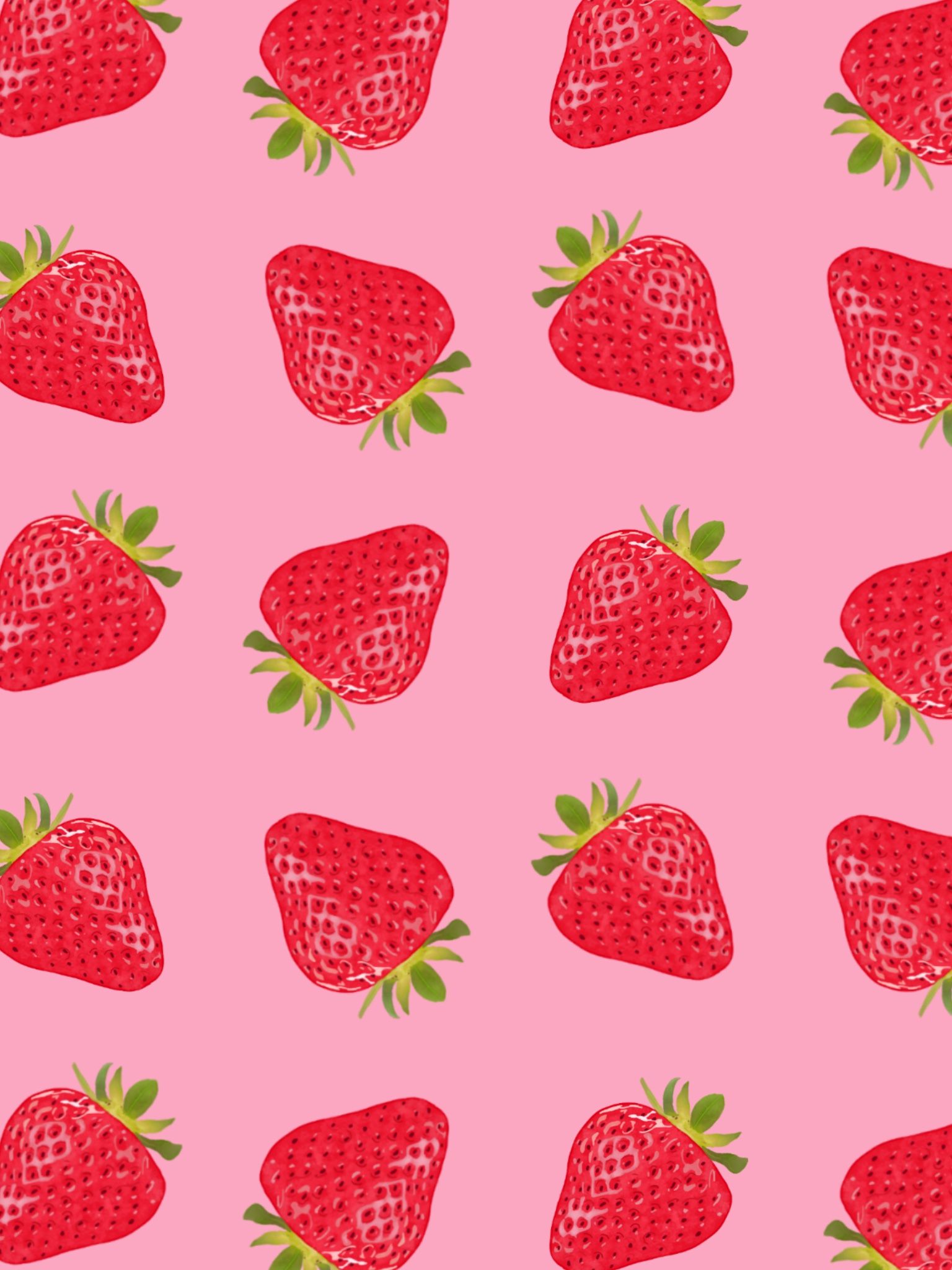 Strawberry Background Wallpaper