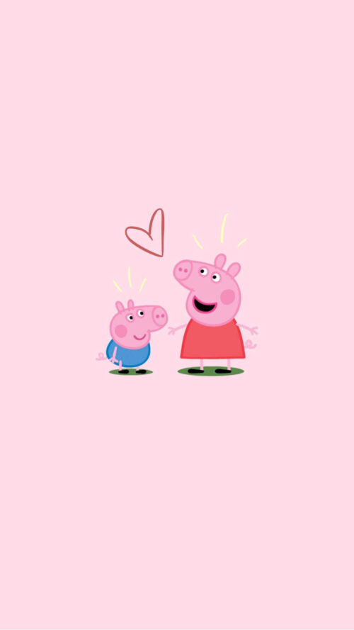 Background Peppa Pig House Wallpaper