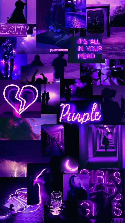 Background Purple Aesthetic Wallpaper