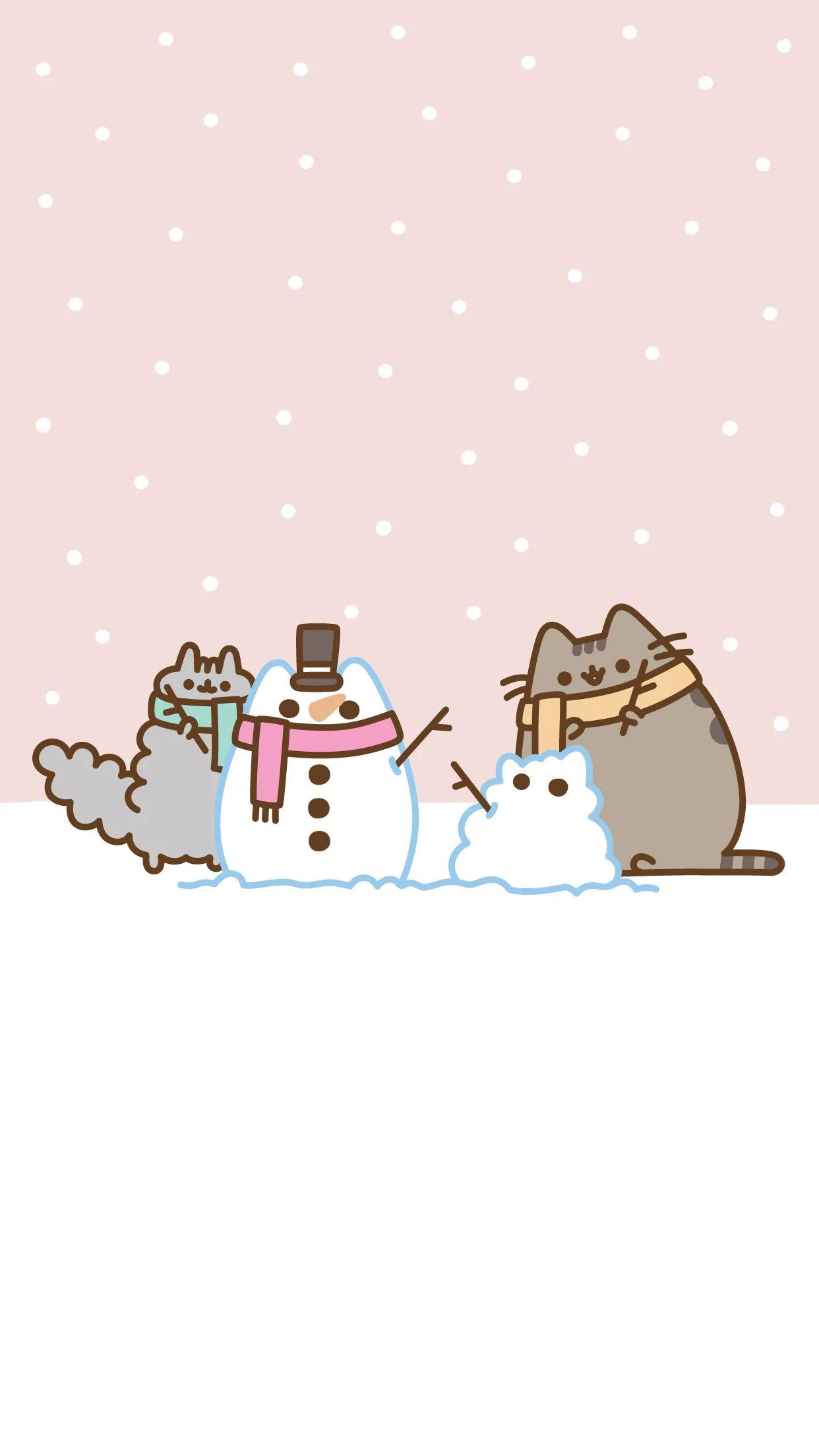 Background Pusheen Wallpaper