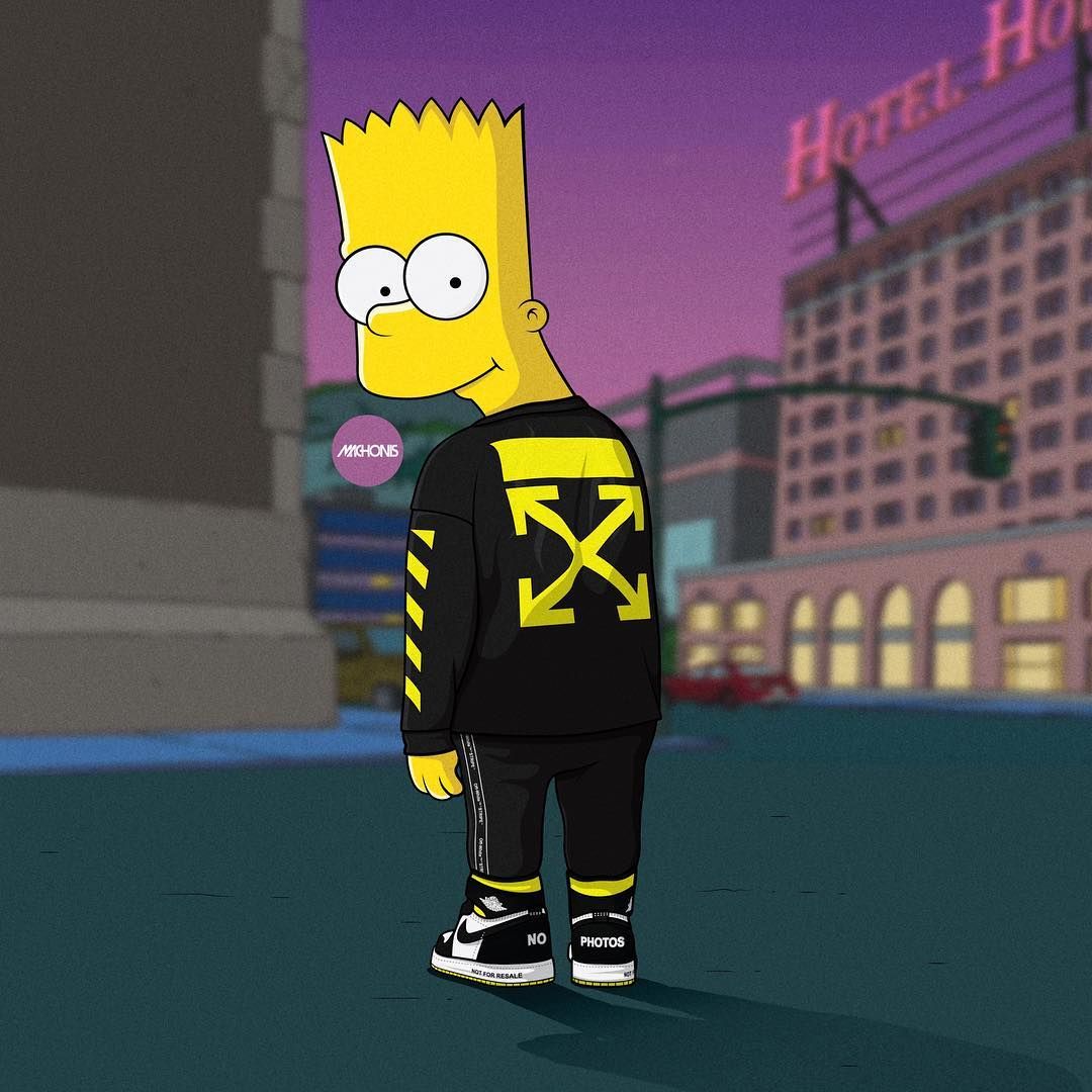 Background Bart Simpson Wallpaper