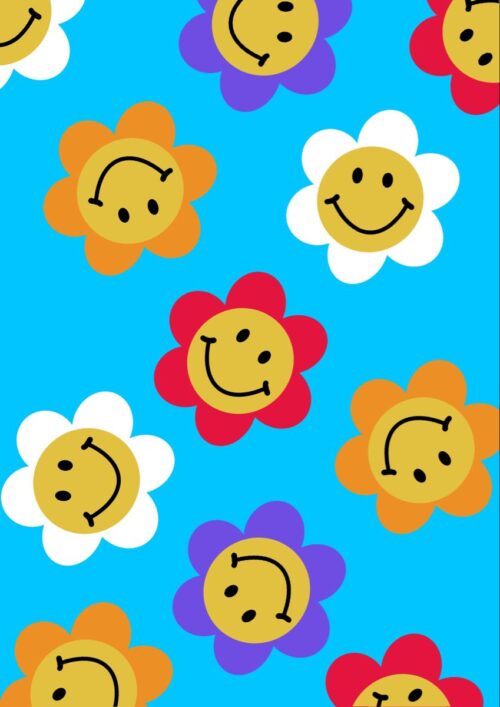 Background Smiley Face Wallpaper