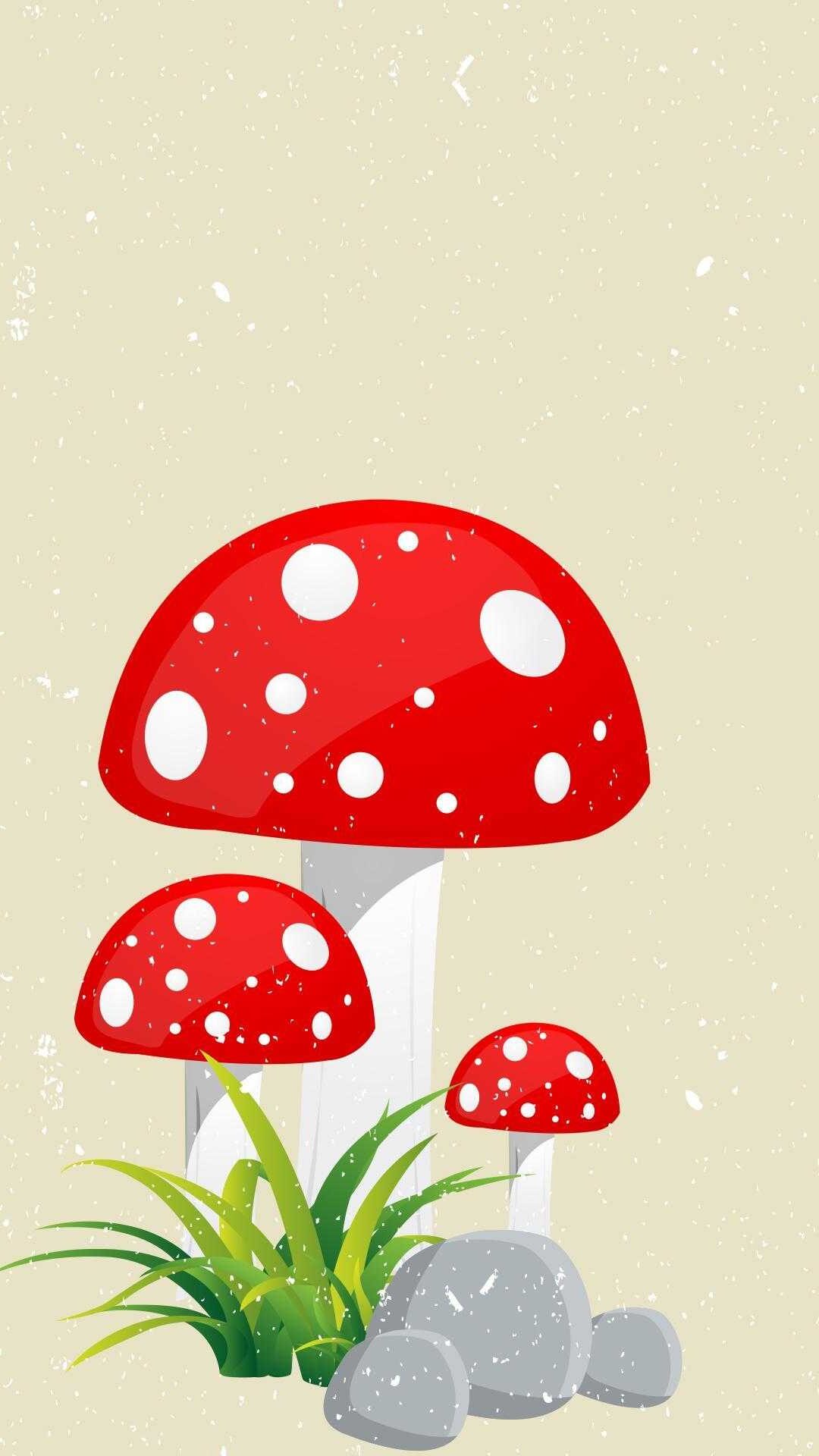 Background Mushroom Wallpaper