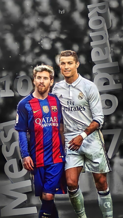 Messi and Ronaldo Wallpaper