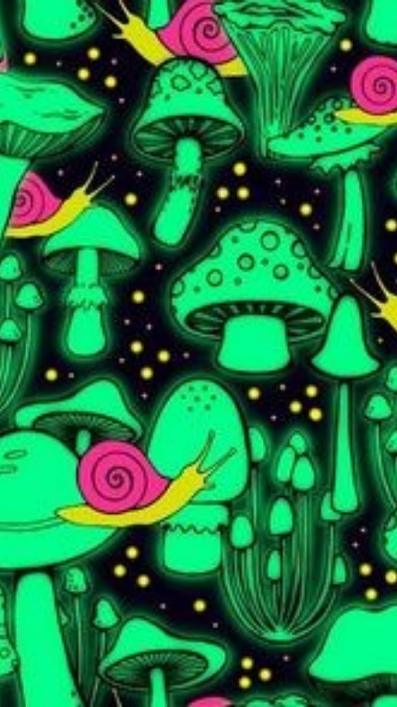 Background Mushroom Wallpaper