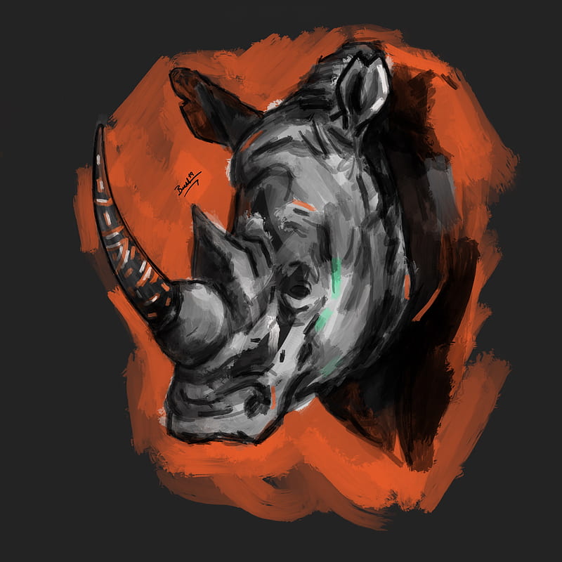 Background Rhino Wallpaper