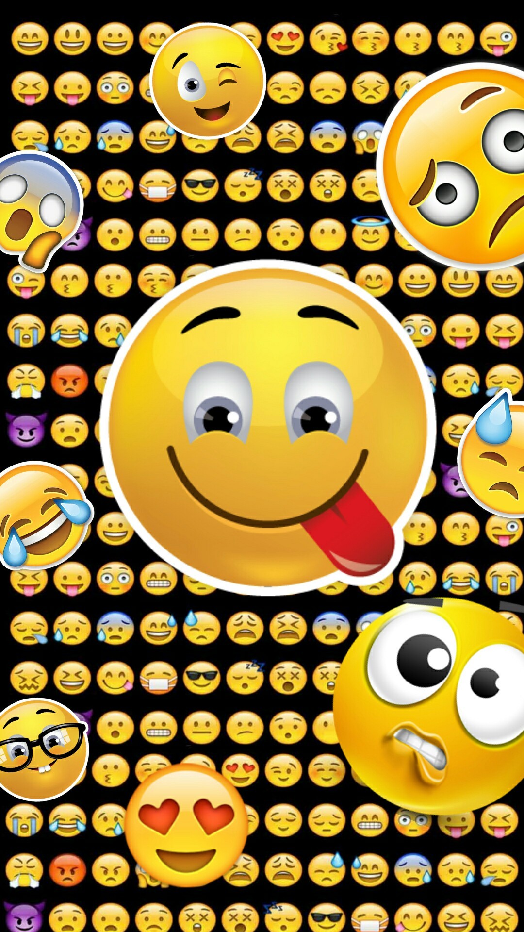 Background Smiley Face Wallpaper