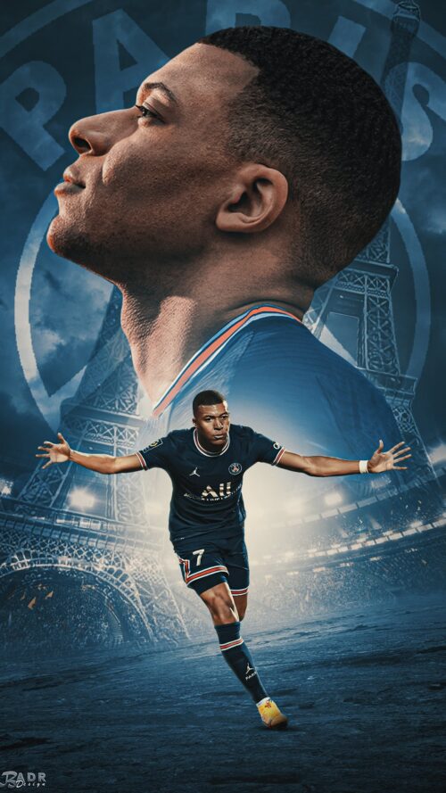 Background MBappe Wallpaper