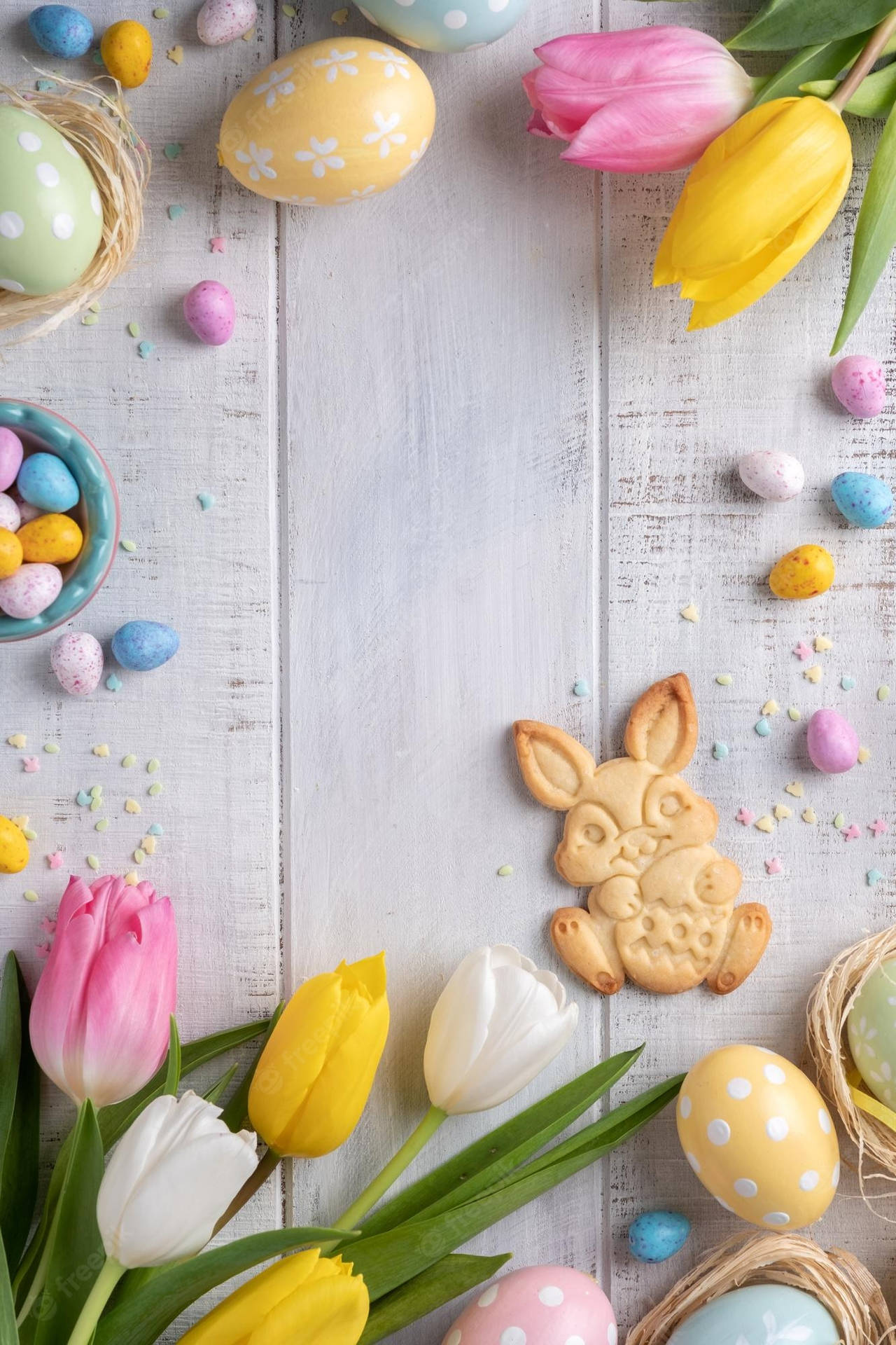 Background Preppy Easter Wallpaper