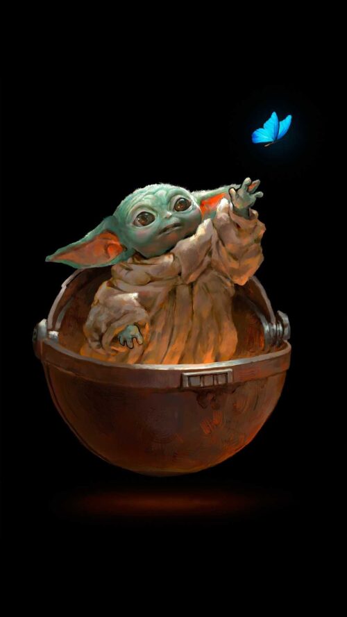 Background Baby Yoda Wallpaper