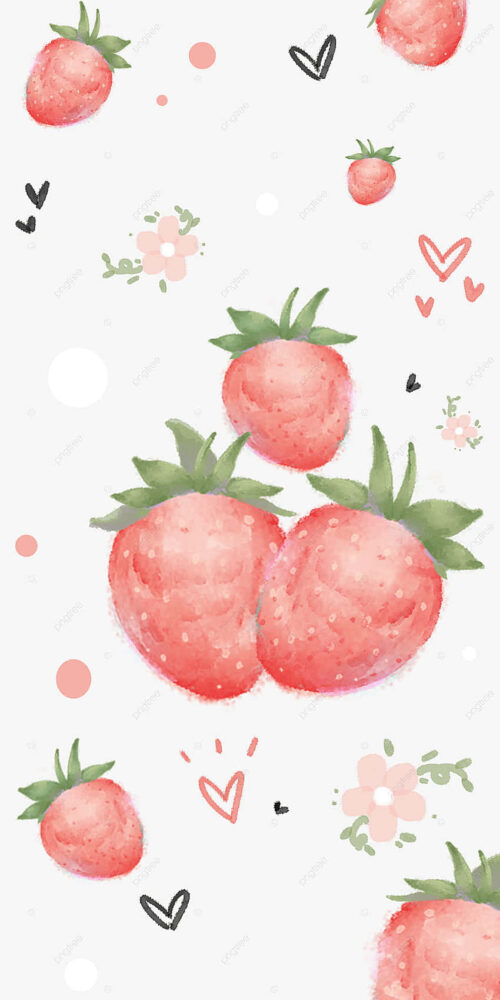 Background Strawberry Wallpaper