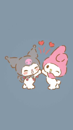 Background MY Melody And Kuromi Wallpaper