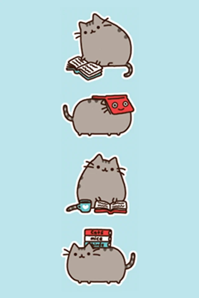 Background Pusheen Wallpaper