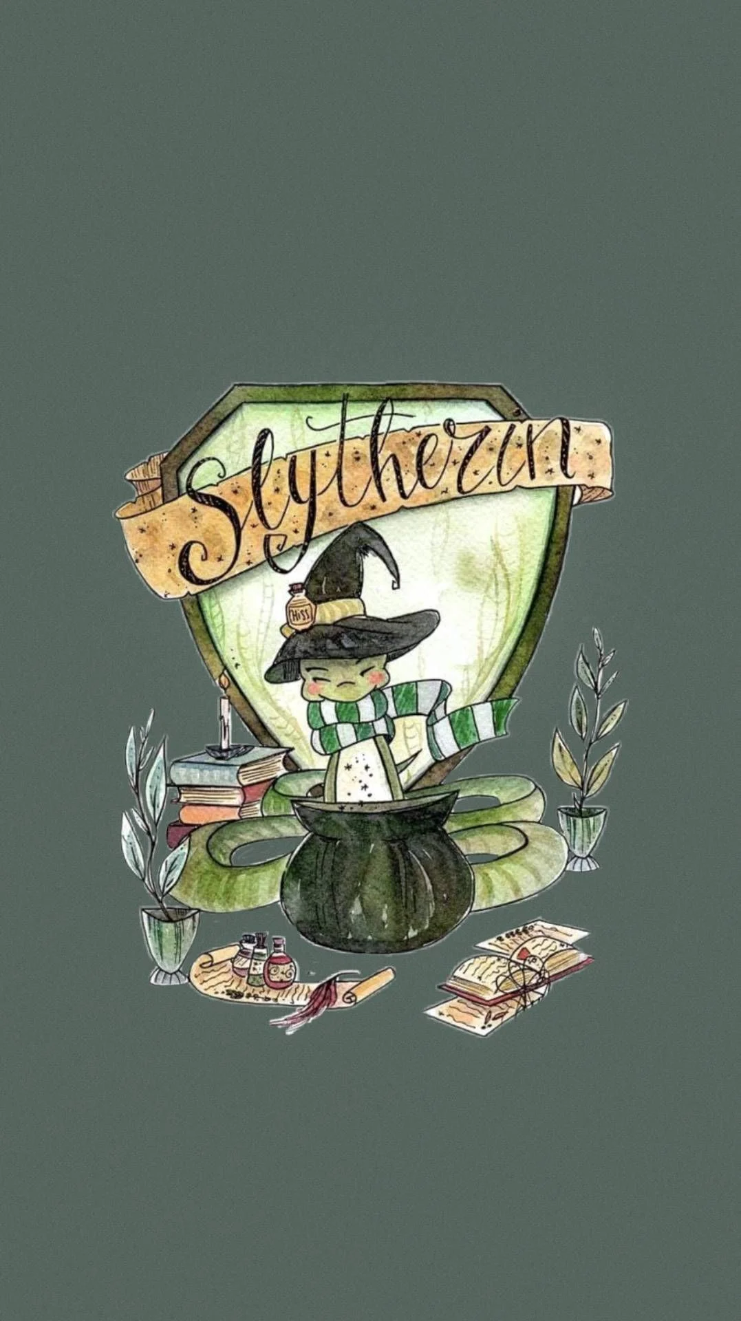 Background Slytherin Wallpaper