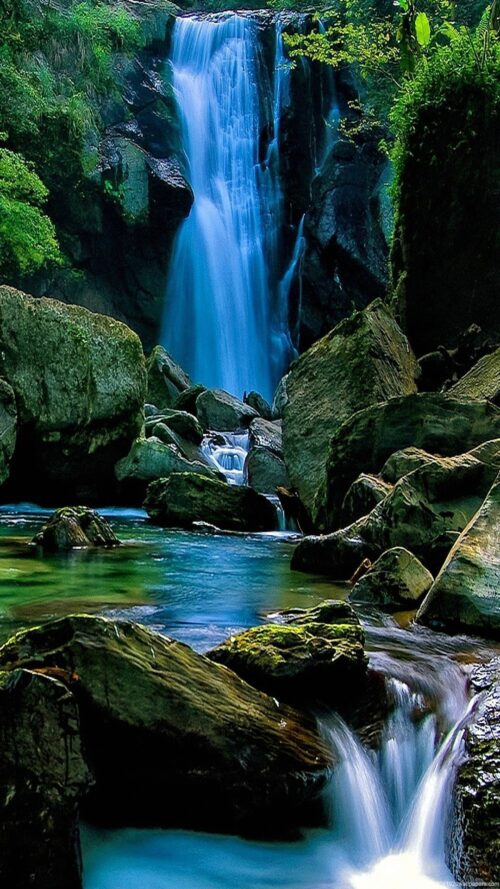 Background Waterfall Wallpaper