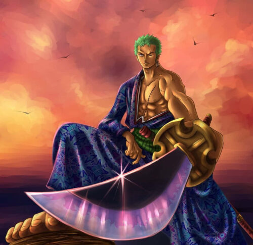 Background Zoro Wallpaper