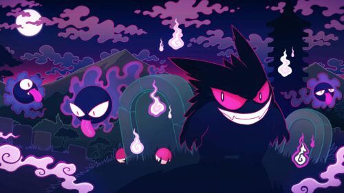 Gengar Desktop Wallpaper