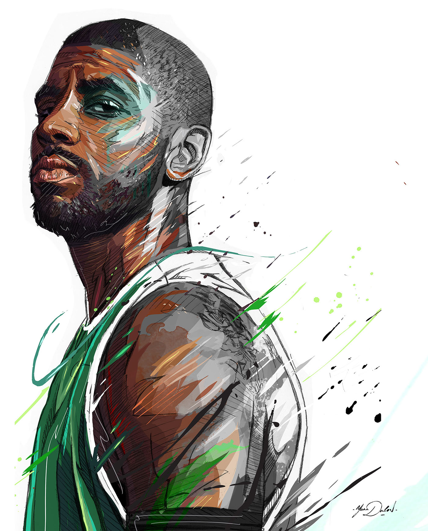 Background Kyrie Irving Wallpaper