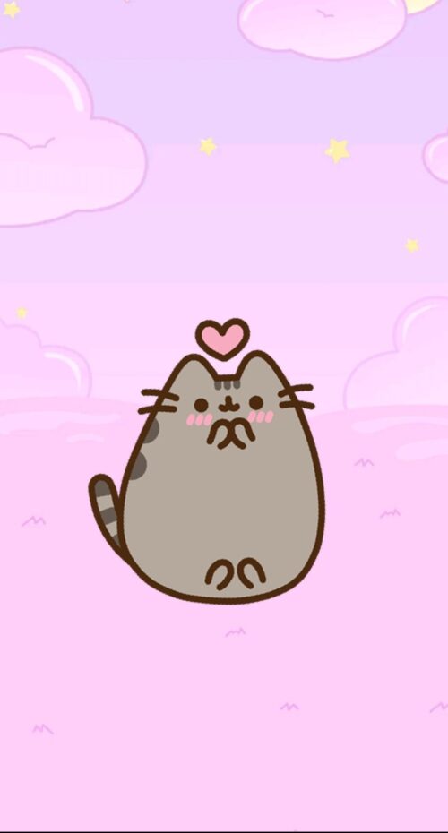 Background Pusheen Wallpaper