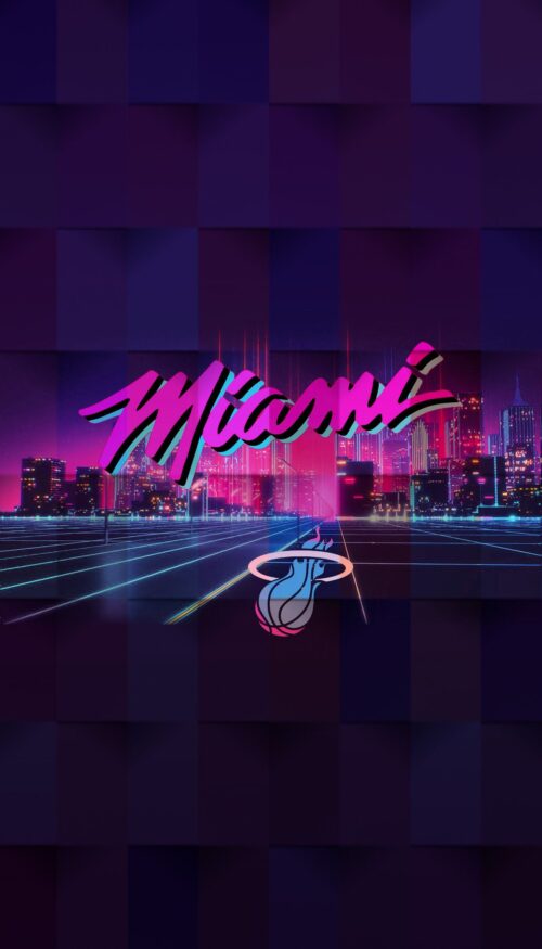 Background Miami Heat Wallpaper