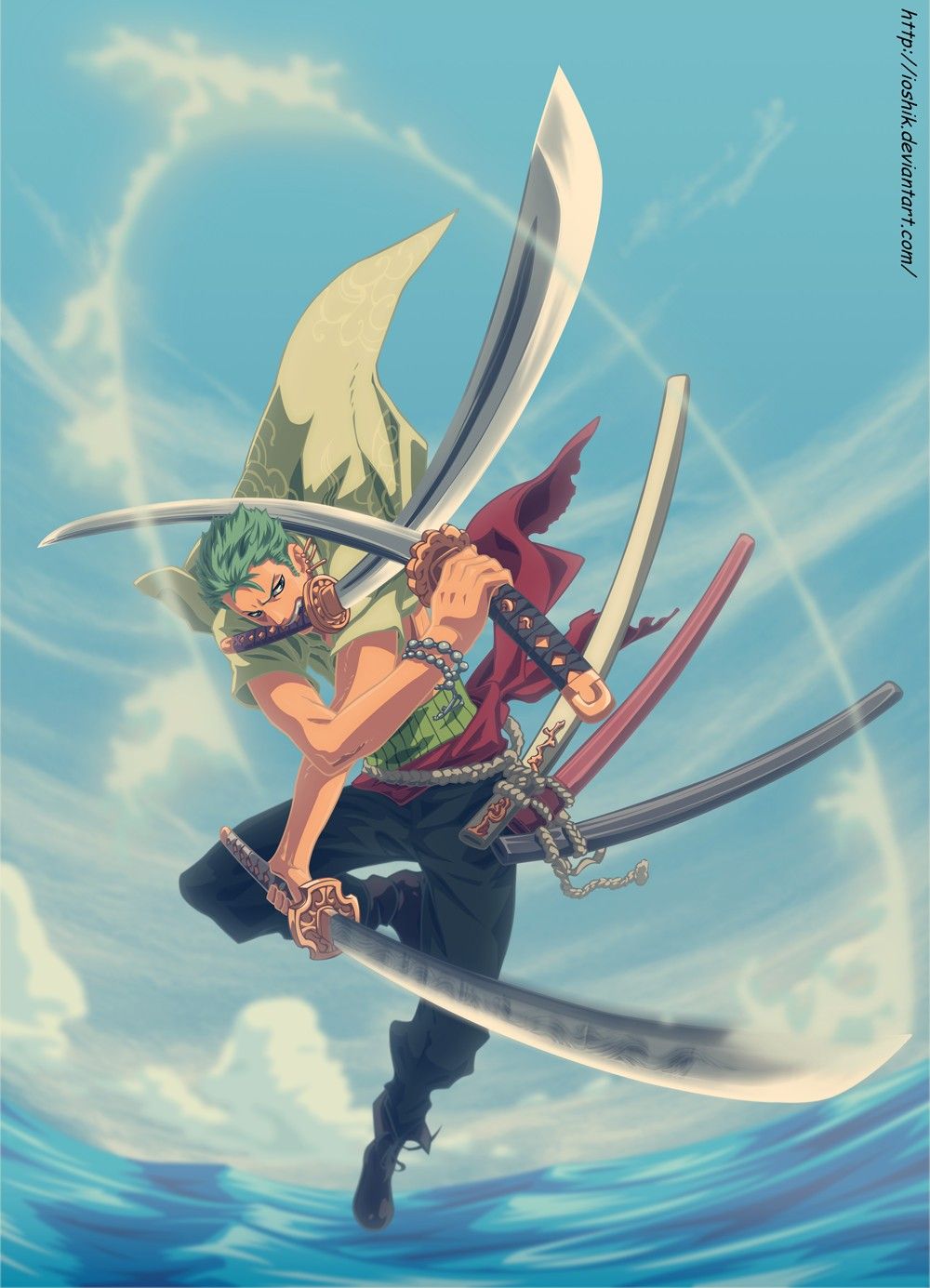 Background Zoro Wallpaper