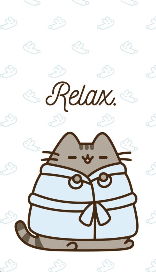 Pusheen Background Wallpaper