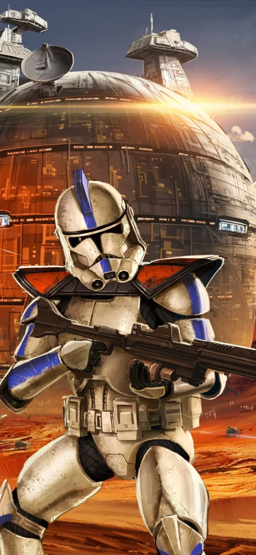 Background Clone Trooper Wallpaper