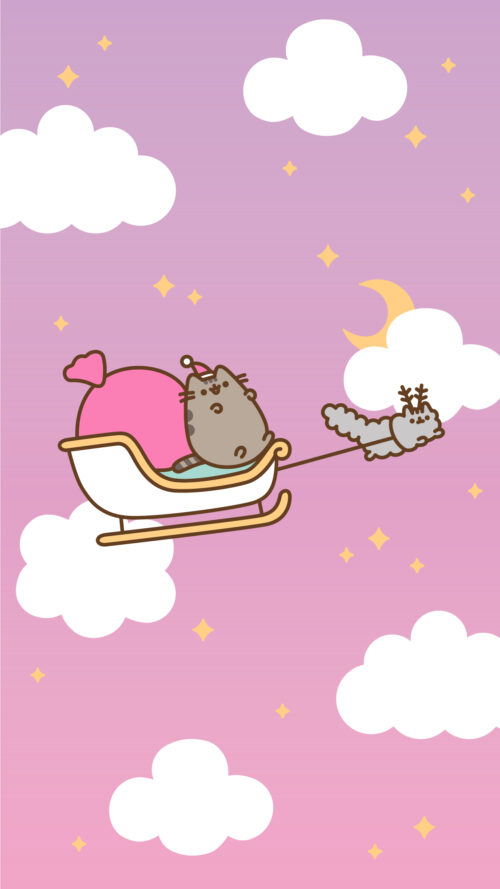 Background Pusheen Wallpaper