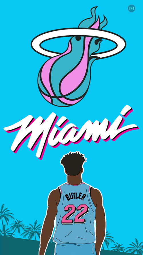 Background Miami Heat Wallpaper