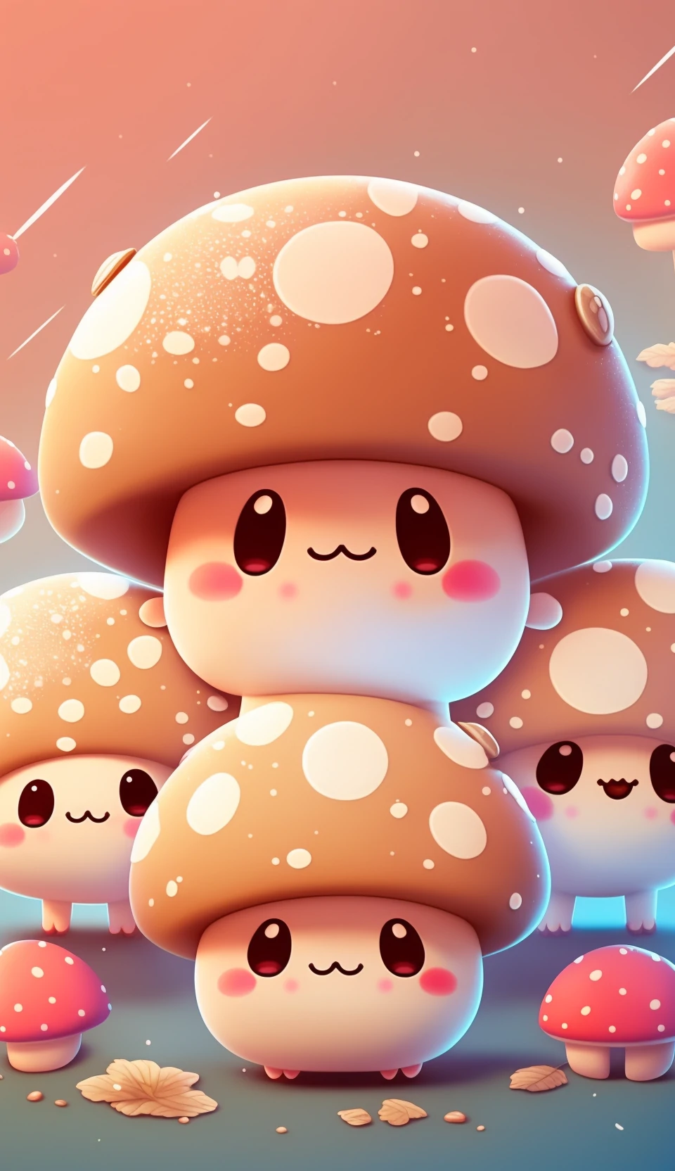 Background Mushroom Wallpaper