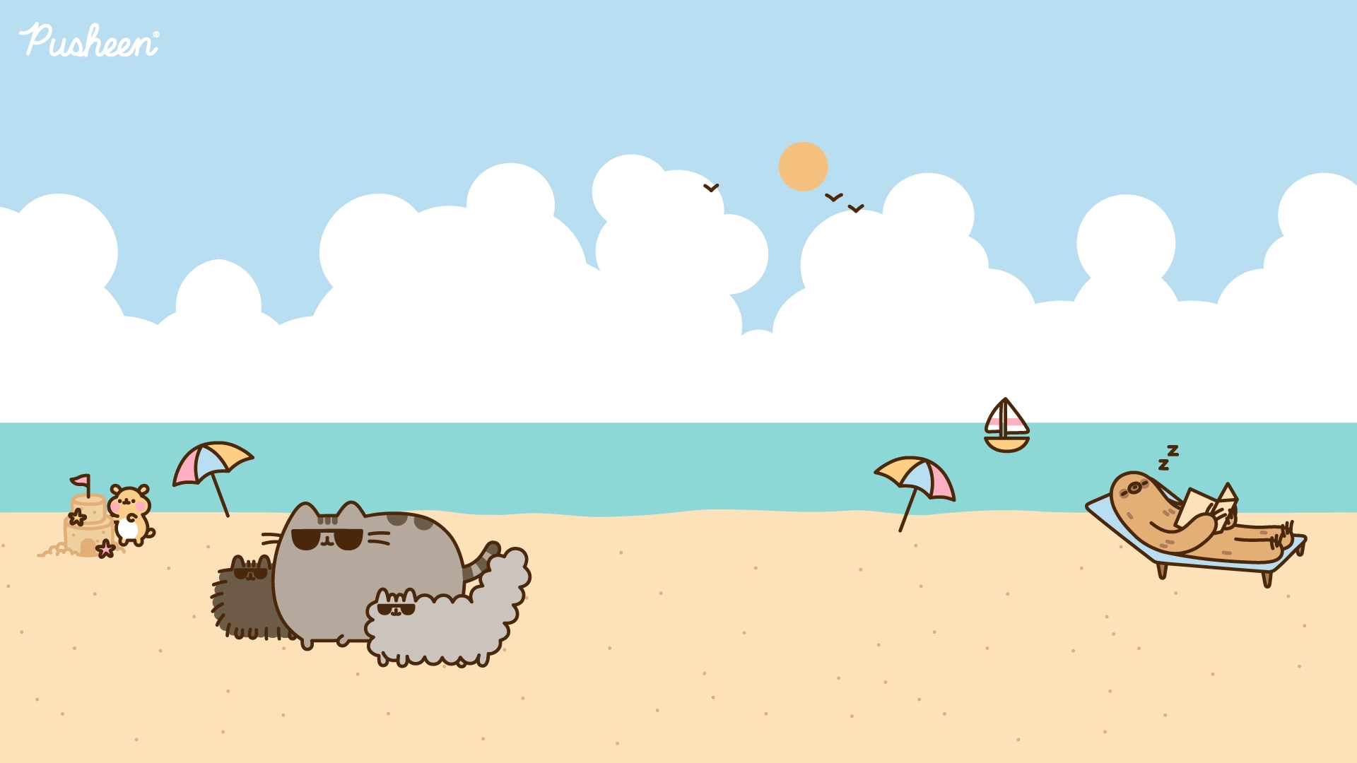 Pusheen Desktop Wallpaper