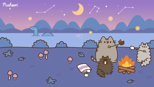 Pusheen Desktop Wallpaper