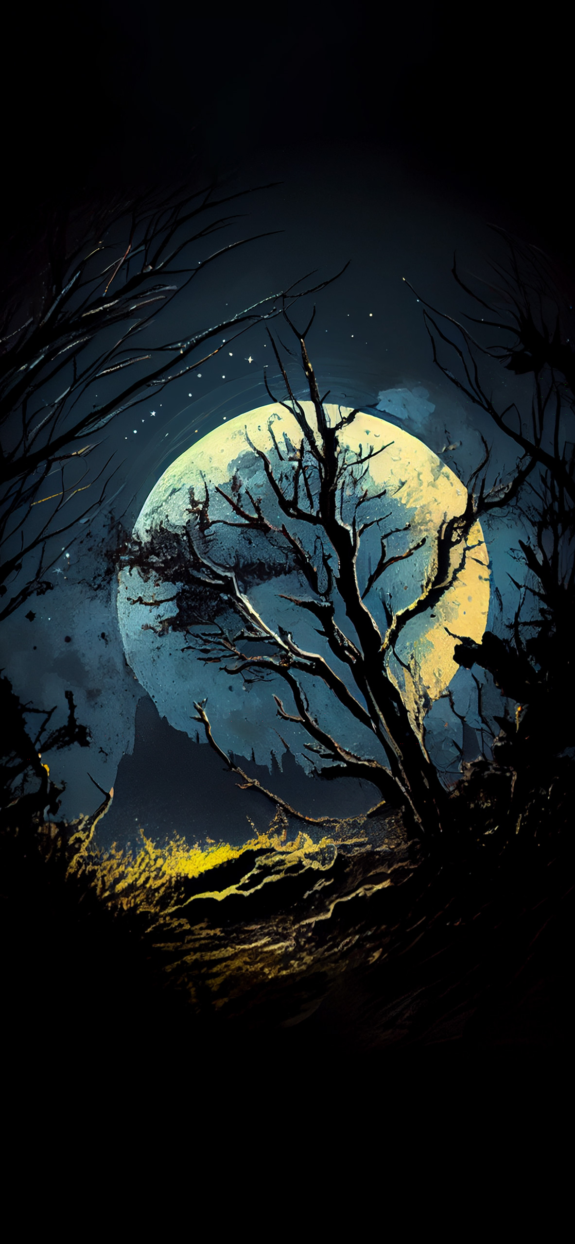 Background Moon Wallpaper - EnWallpaper