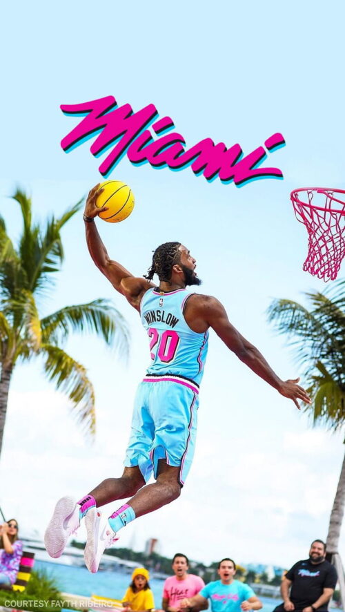 Background Miami Heat Wallpaper