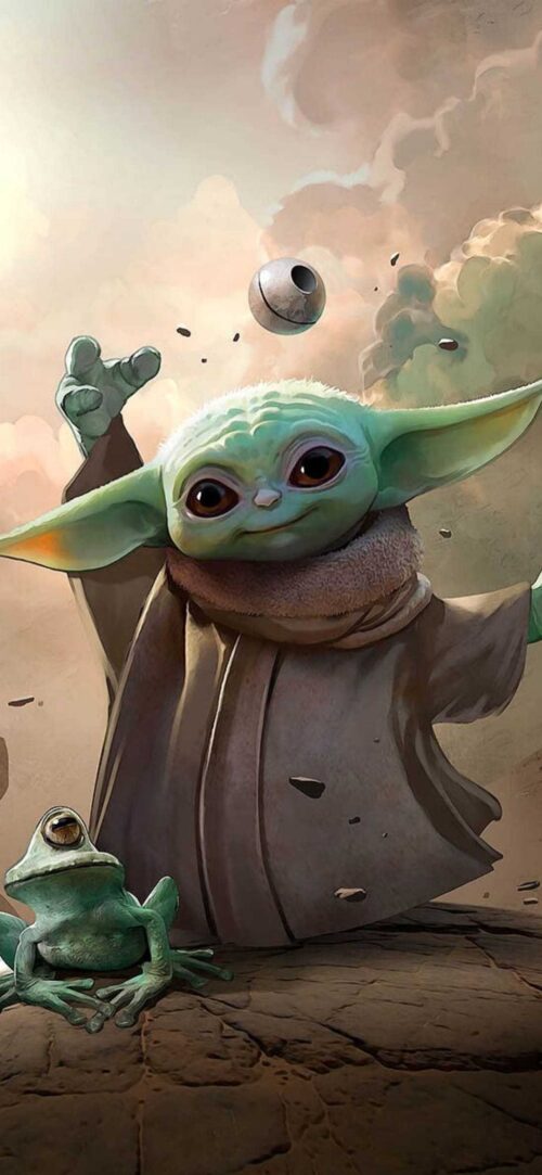 Background Baby Yoda Wallpaper