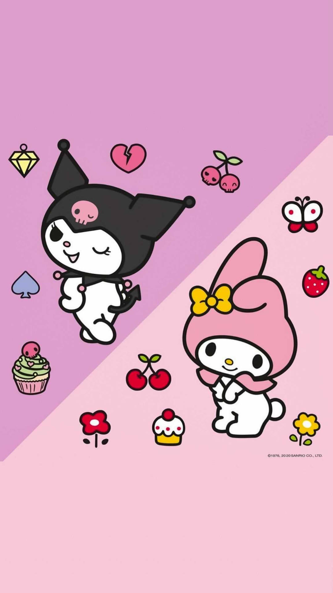 MY Melody And Kuromi Wallpaper