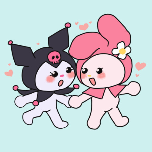 MY Melody And Kuromi Wallpaper