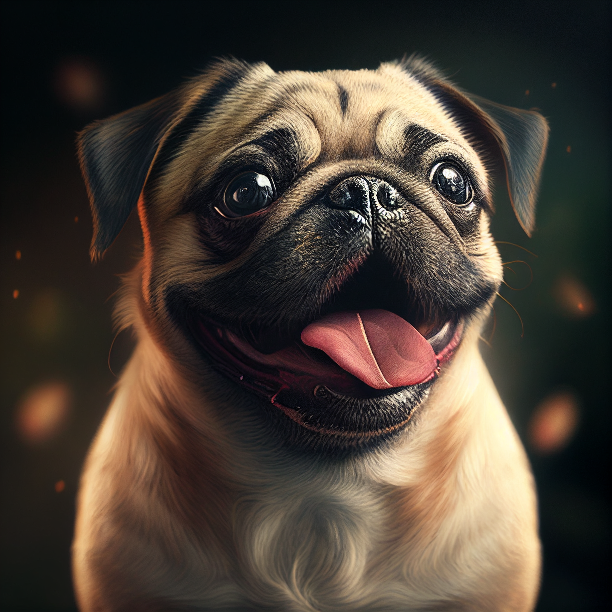 Pug Background Wallpaper