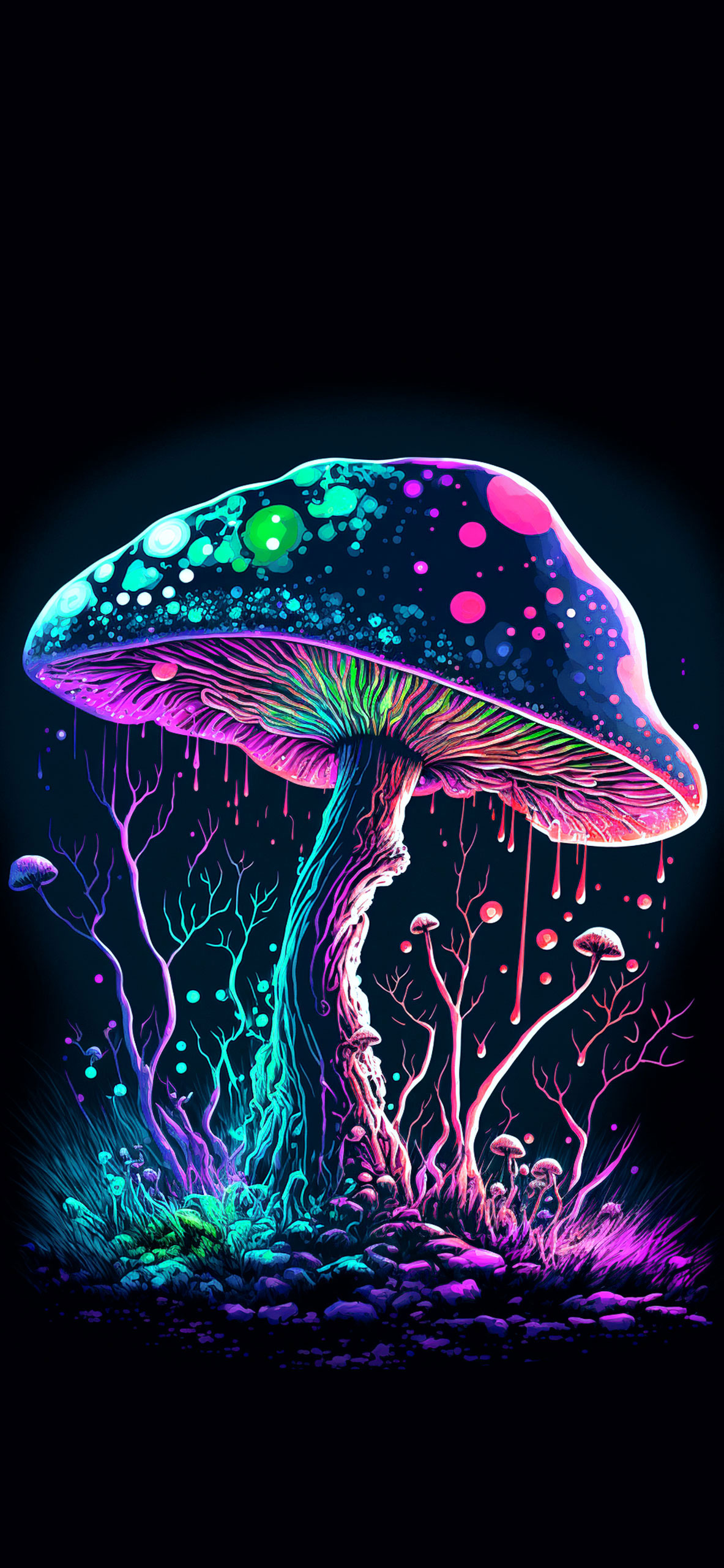 Background Mushroom Wallpaper