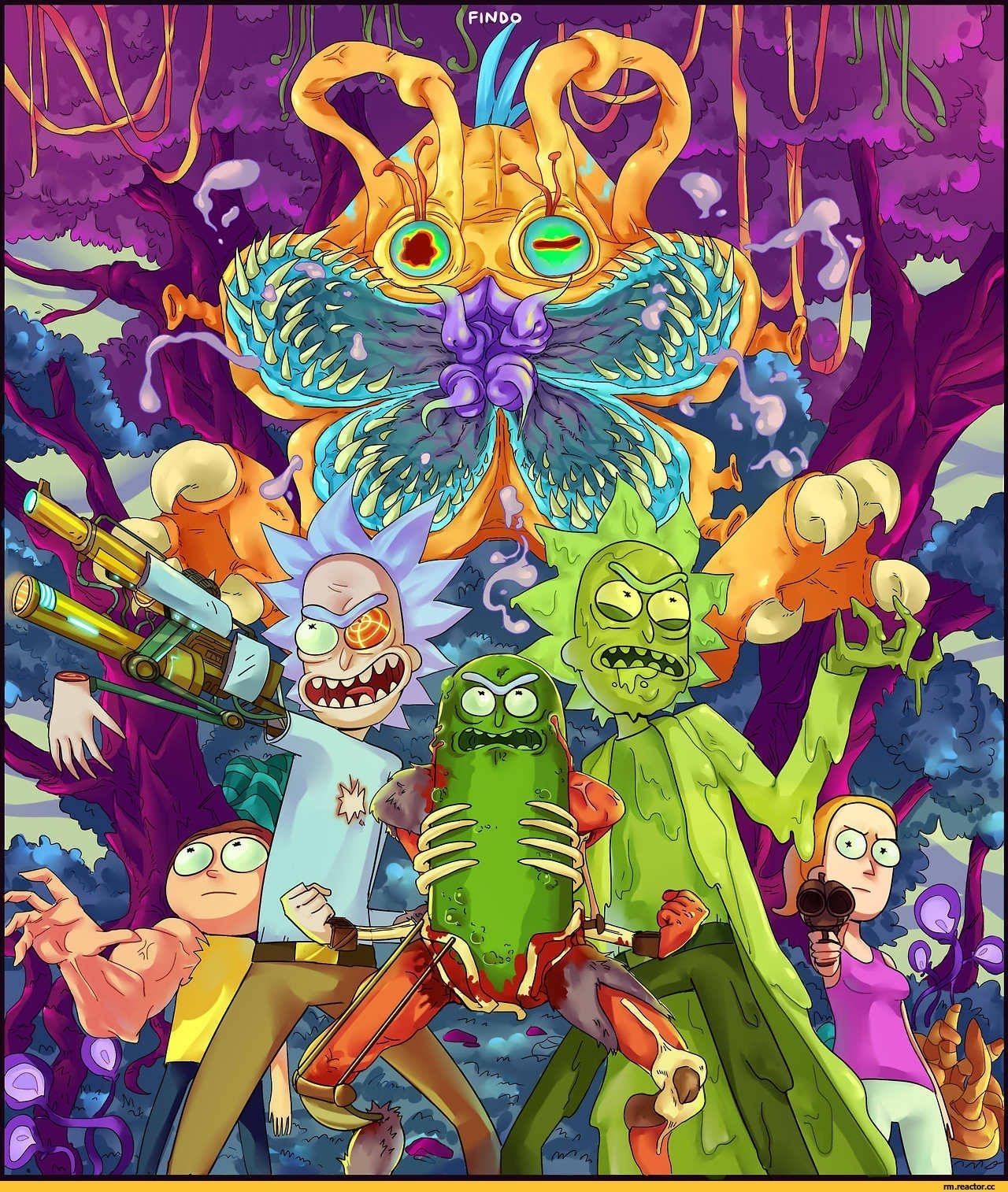 Background Rick And Morty Wallpaper