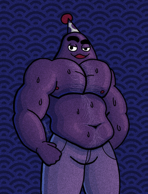 Background Grimace Wallpaper