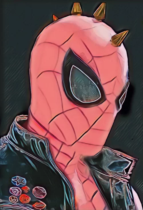 Spider Punk Background Wallpaper
