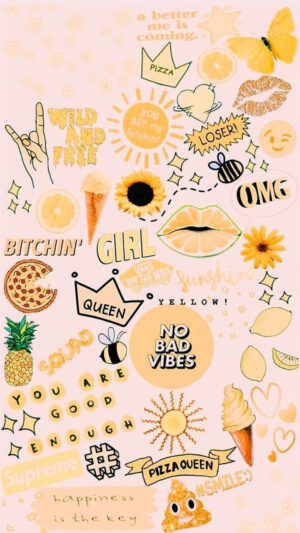 Background Yellow Aesthetic Wallpaper