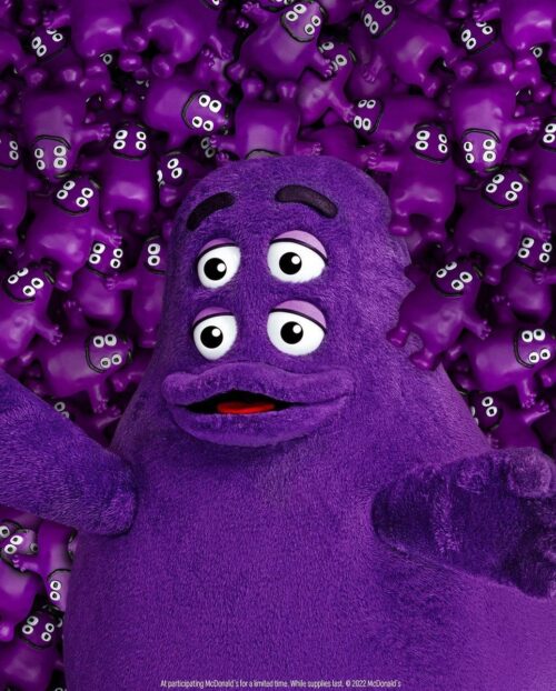 Background Grimace Wallpaper